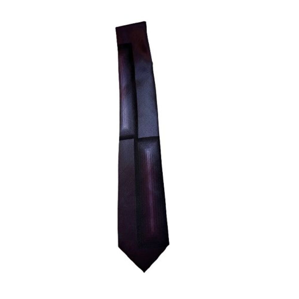 Murano 100% silk tie dark purple